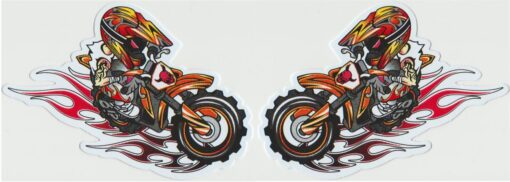 Motorrad-Aufkleber-Set