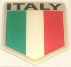 Italien-Flagge 3D-Doming-Aufkleber