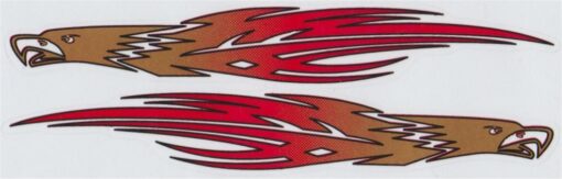 Ensemble d'autocollants Tribal Race Stripes