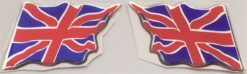 Ensemble d'autocollants doming 3D drapeau Union Jack