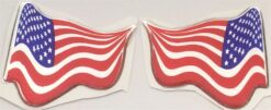 Ensemble d'autocollants doming 3D du drapeau américain
