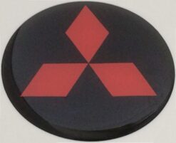 Mitsubishi 3D doming sticker