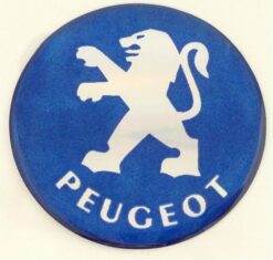 Peugeot 3D doming sticker