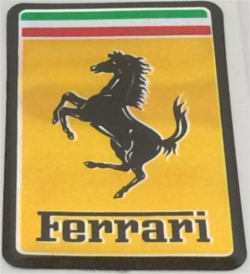Sticker doming 3D Ferrari