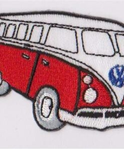 Volkswagen Minibus Applikation zum Aufbügeln