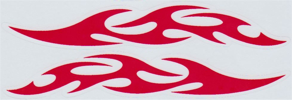 Ensemble d'autocollants Tribal Race Stripes