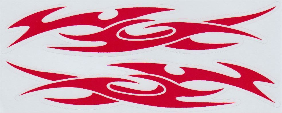 Ensemble d'autocollants Tribal Race Stripes