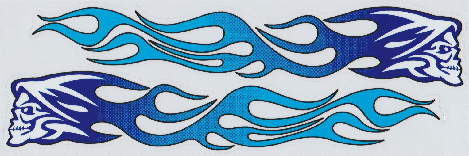 Ensemble d'autocollants Tribal Race Stripes