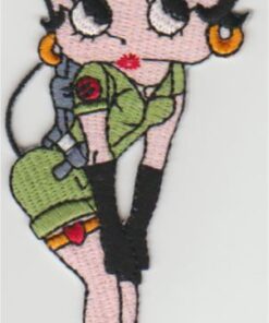 Betty Boop stoffen opstrijk patch