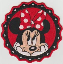 Minnie Mouse stoffen opstrijk patch