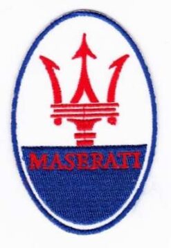 Maserati stoffen opstrijk patch