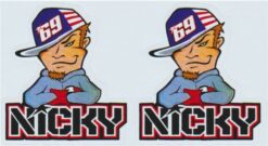 Nicky Hayden MotoGP sticker set