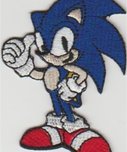 Sonic the Hedgehog stoffen opstrijk patch