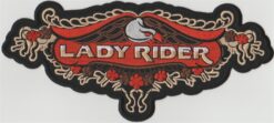 Lady Rider Applikation zum Aufbügeln