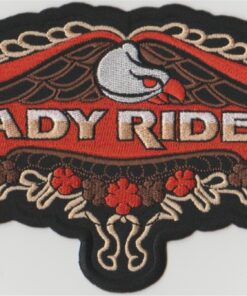 Lady Rider Applique Fer Sur Patch