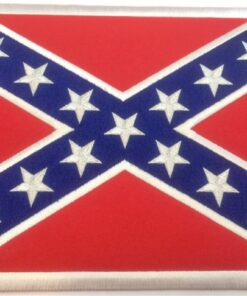 Rebel Flag Applique Iron On Patch