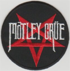 Mötley Crüe stoffen opstrijk patch