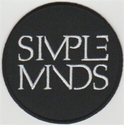 Simple Minds stoffen opstrijk patch