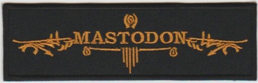 Mastodon stoffen opstrijk patch