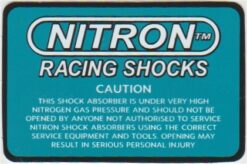 Nintron Racing Shocks Aufkleberset