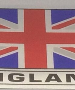 Union Jack (Engelse vlag) chrome sticker