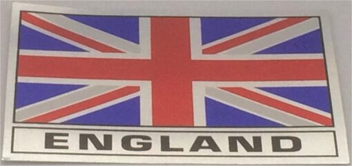 Union Jack (Engelse vlag) chrome sticker