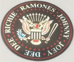 Ramones chrome sticker