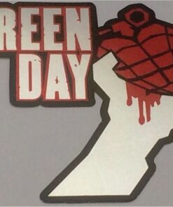 Green Day chrome sticker