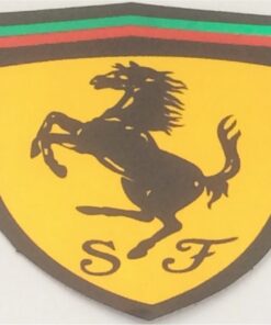 Ferrari metallic sticker