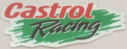 Castrol Racing chrome sticker