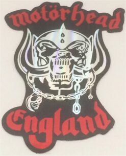 Sticker Motorhead Angleterre chrome