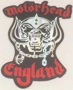 Motorhead England Chromaufkleber