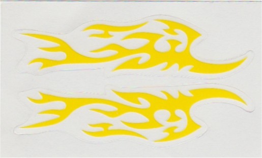 Ensemble d'autocollants Tribal Race Stripes