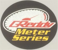 Chromaufkleber der Greddy Meter-Serie