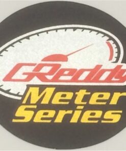 Autocollant chromé Greddy Meter Series