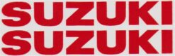 Suzuki losse letters sticker set