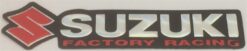 Suzuki Factory Racing Chromaufkleber