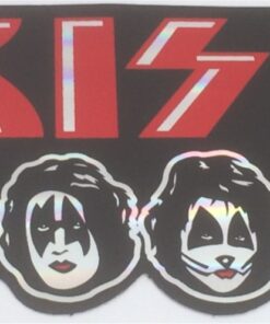 Kiss chrome sticker