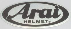 Chromaufkleber für den Arai-Helm