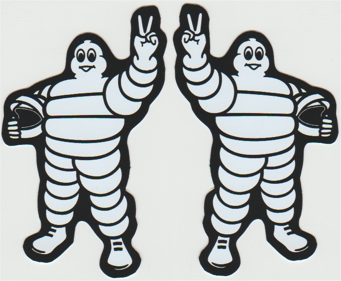 Michelin sticker set
