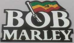 Bob Marley Chrom-Aufkleber