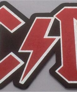 ACDC chrome sticker