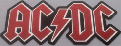 ACDC chrome sticker
