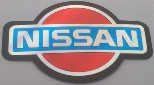 Nissan metallic sticker