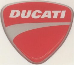 Gewölbter 3D-Aufkleber von Ducati