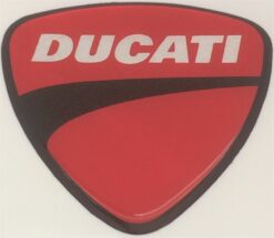 Gewölbter 3D-Aufkleber von Ducati