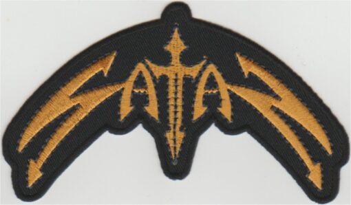 Satan stoffen opstrijk patch