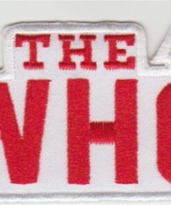 The Who stoffen opstrijk patch