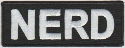 NERD stoffen opstrijk patch