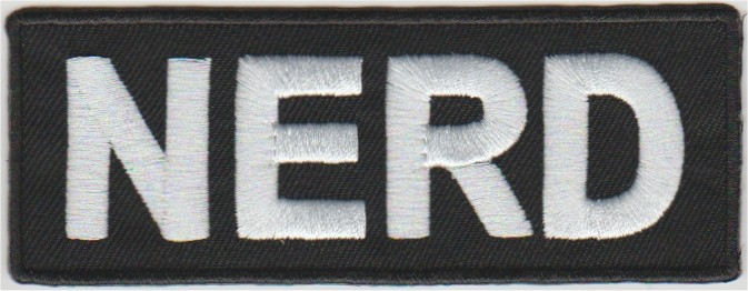 NERD stoffen opstrijk patch